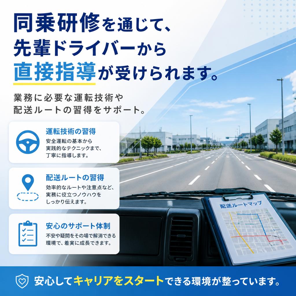 充実した研修制度でスキルを身につける