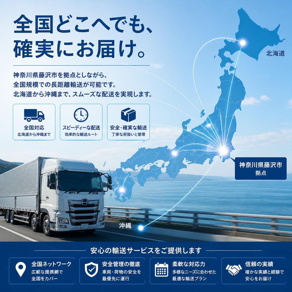 藤沢を拠点とする全国ネットワーク