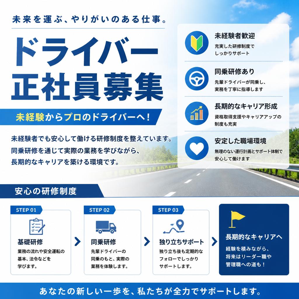 求人情報：未経験者歓迎！