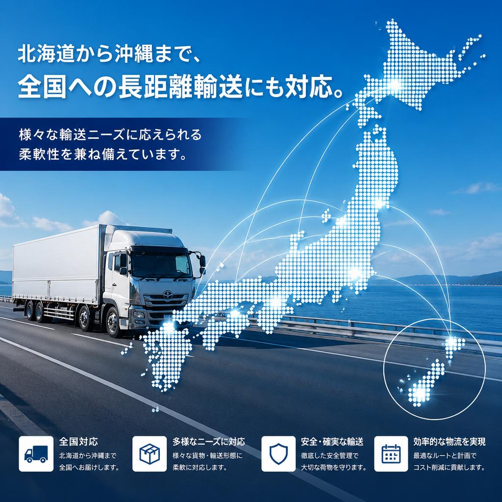 長距離輸送でも安心