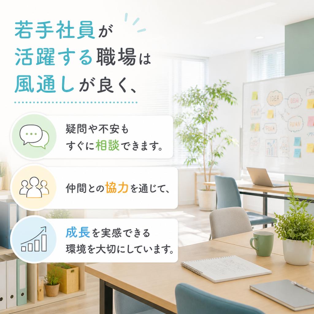 風通しの良い職場環境