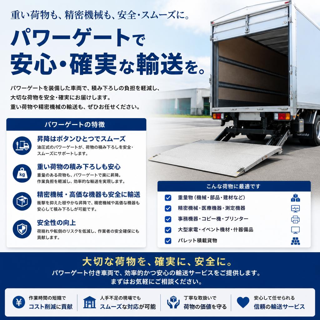 2. パワーゲートを活用した配送