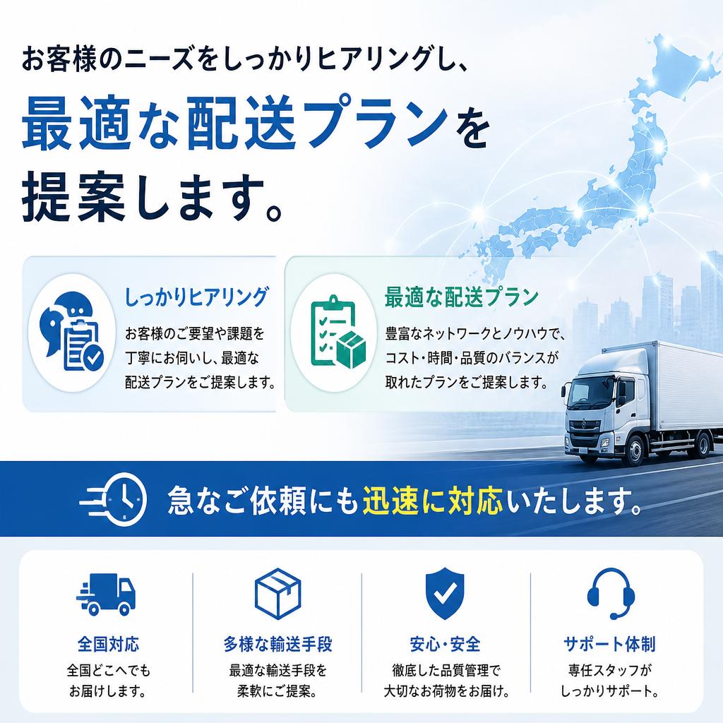 丁寧なヒアリングで最適プランの提案