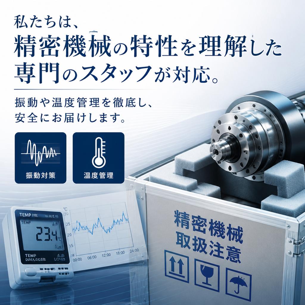 2. 精密機械輸送の専門知識と経験