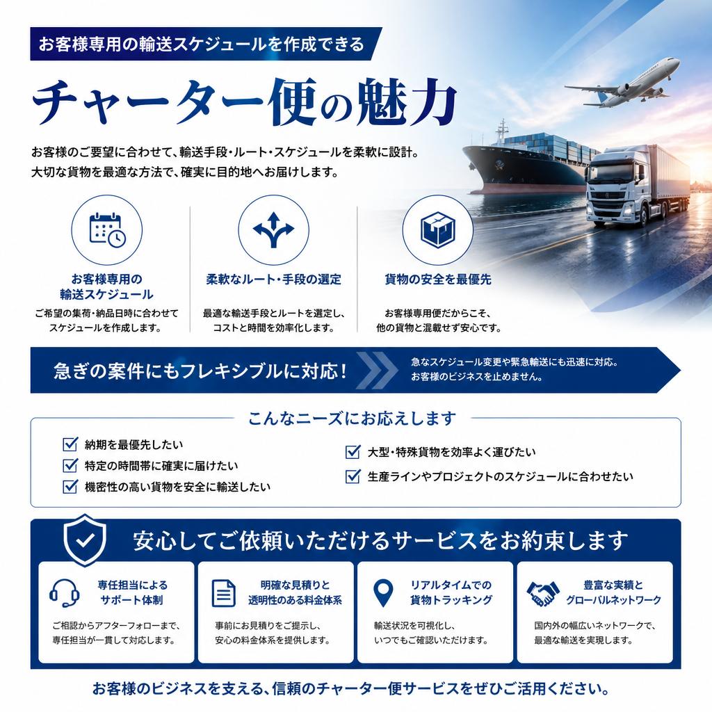 チャーター便サービス