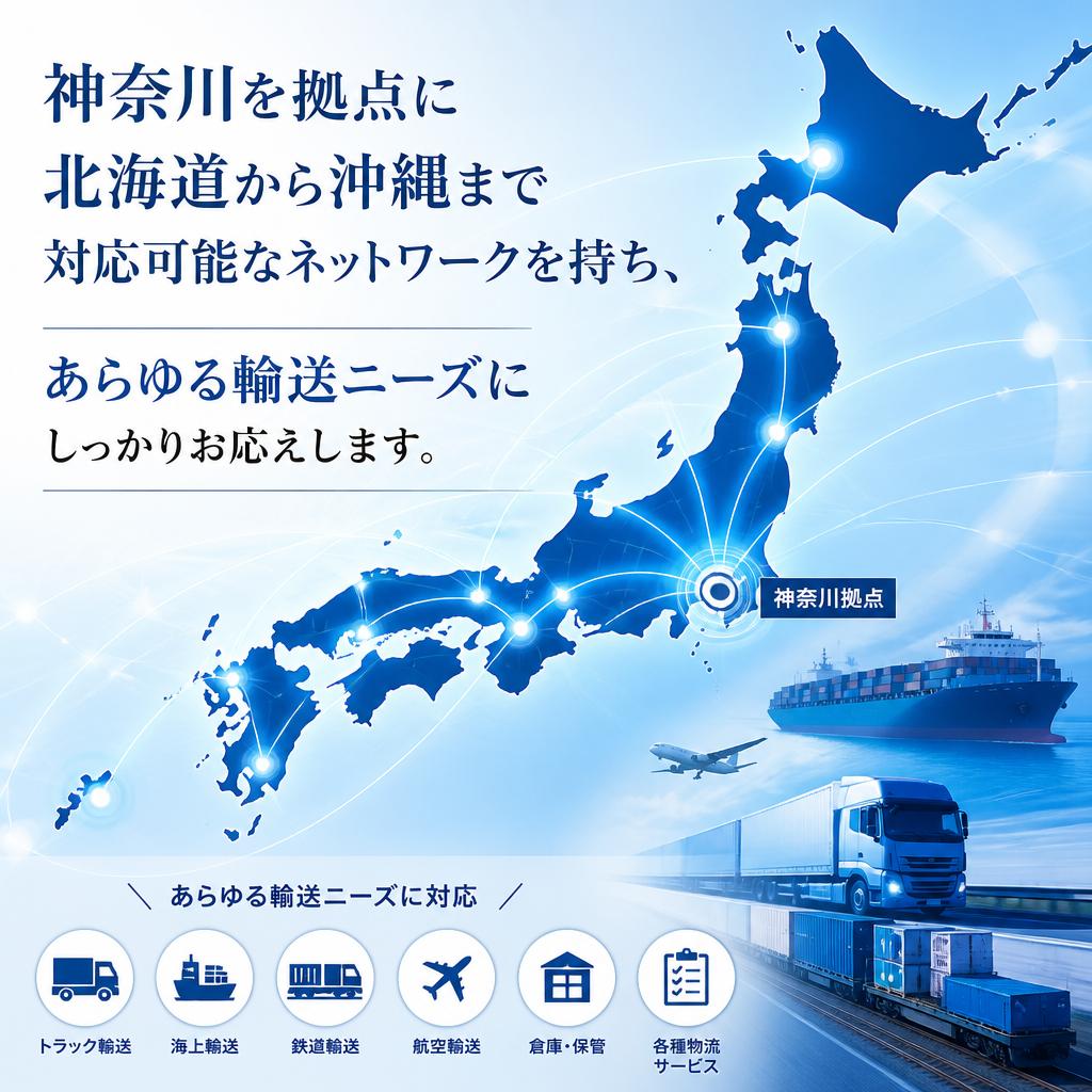 全国規模の輸送ネットワーク
