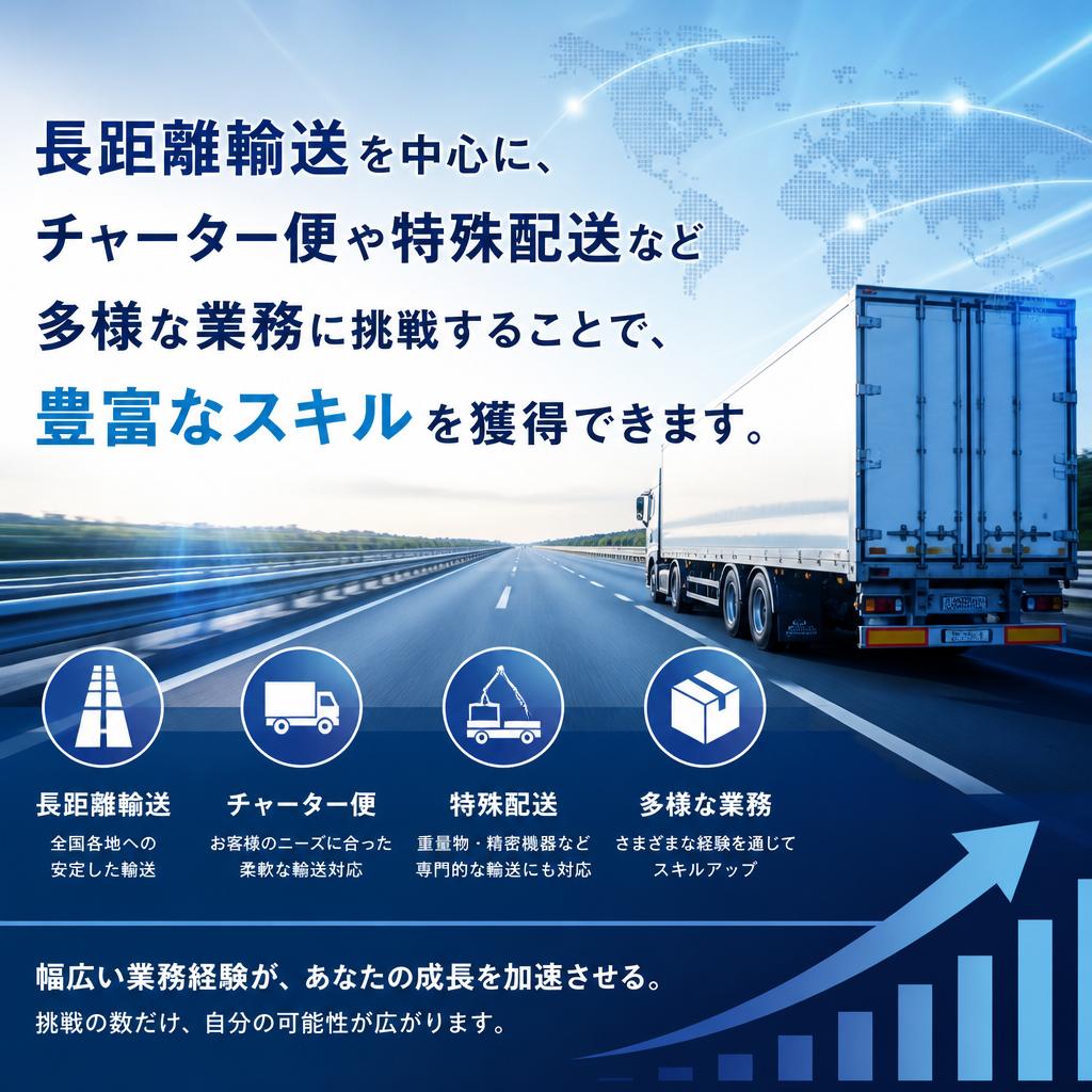 多彩な業務でスキルアップ