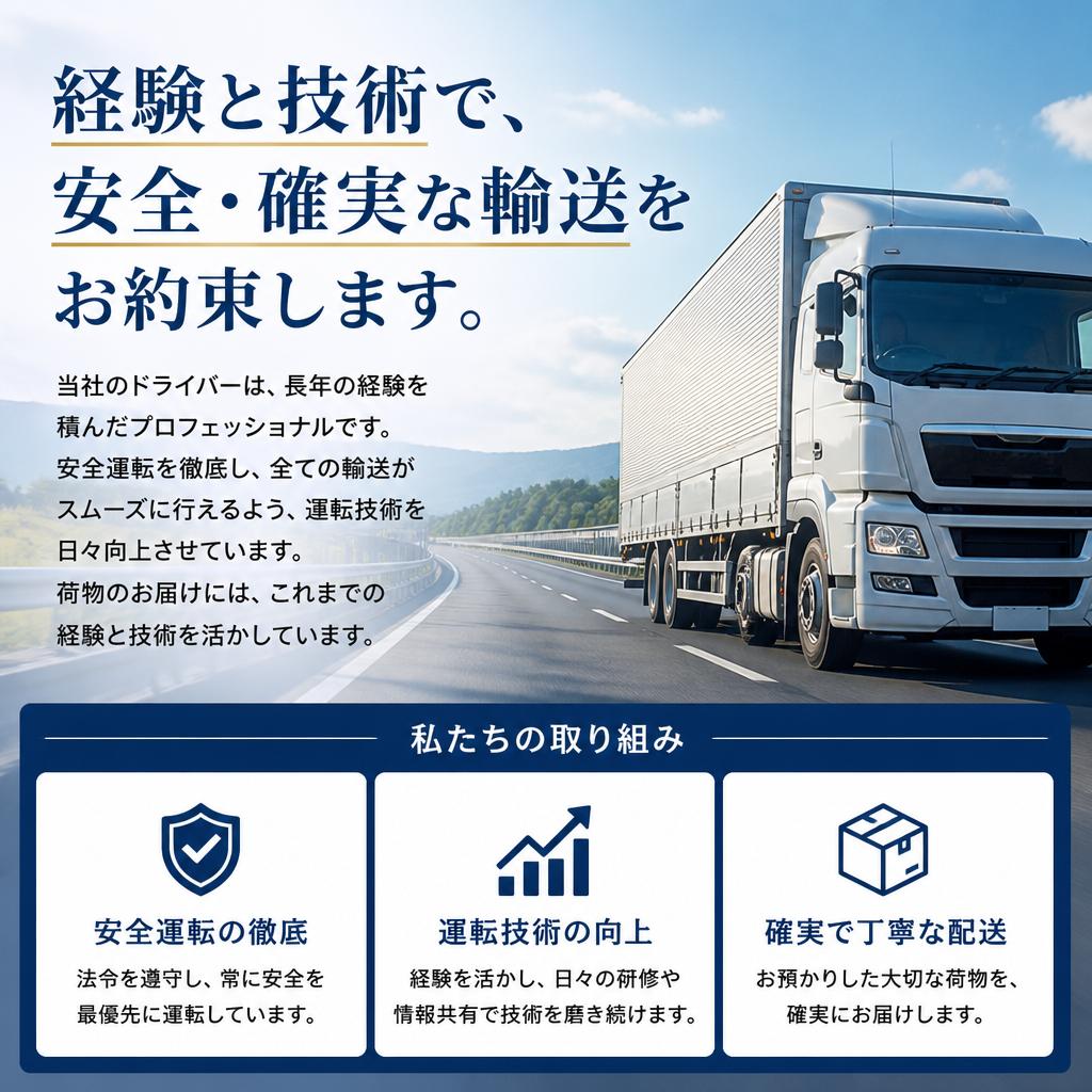 熟練ドライバーによる安全運転