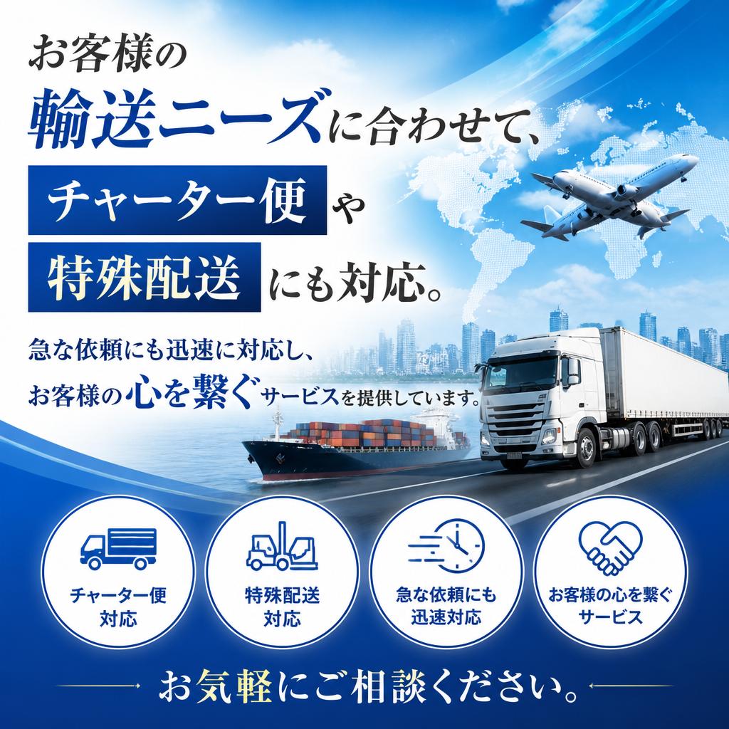 お客様のニーズに応える柔軟なサービス